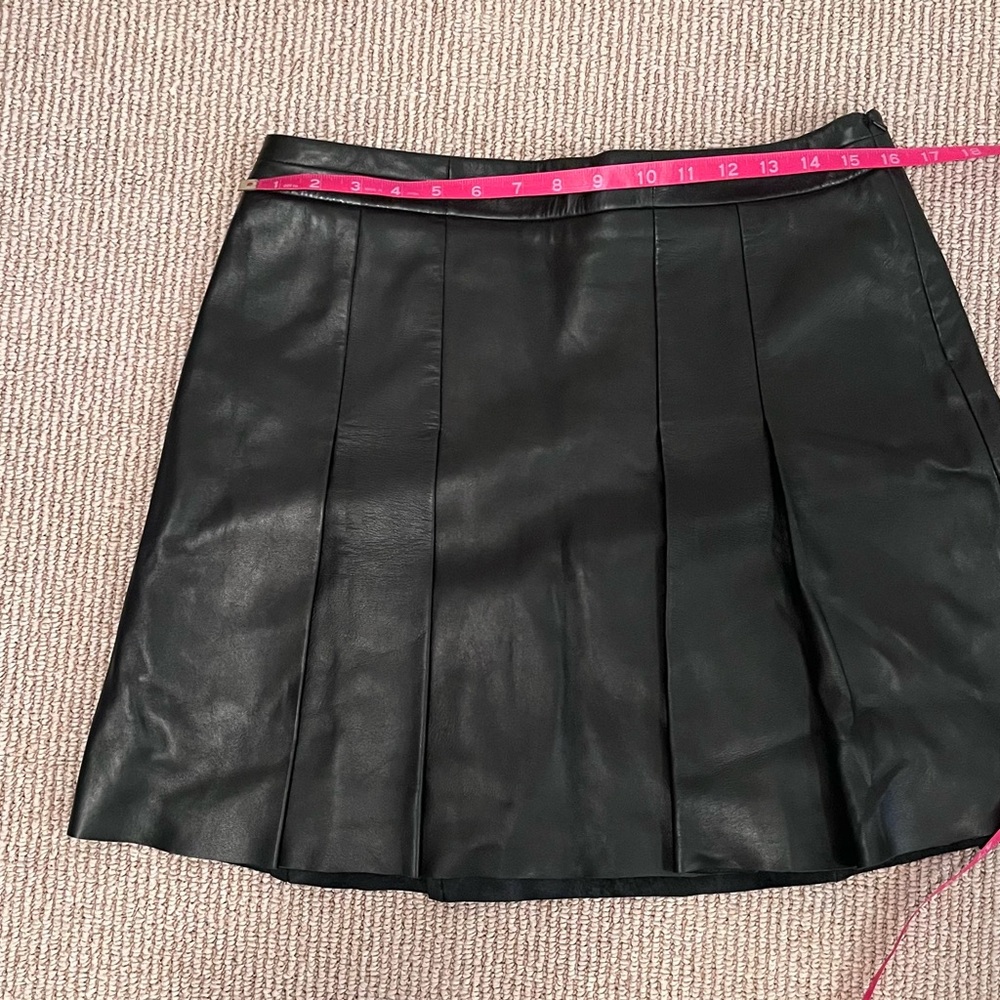 Leather skirt